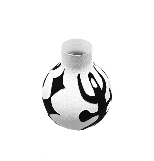 Pilpeled x Soon- Round Odin Vase White
