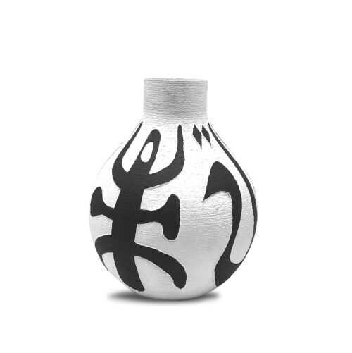 Pilpeled x Soon- Round Odin Vase White